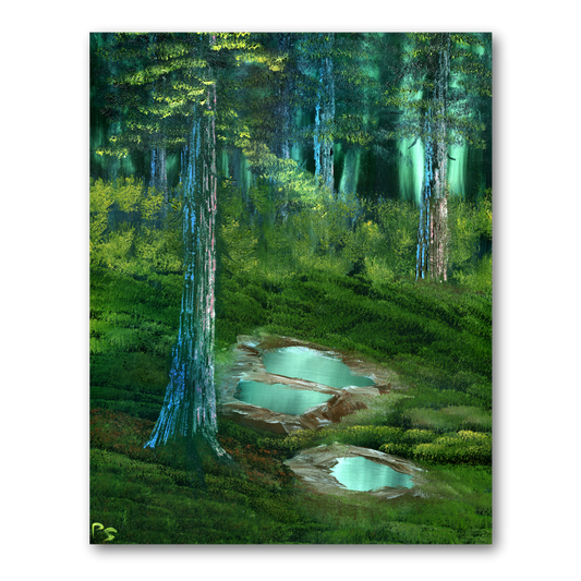 Woodland Rest Art Print